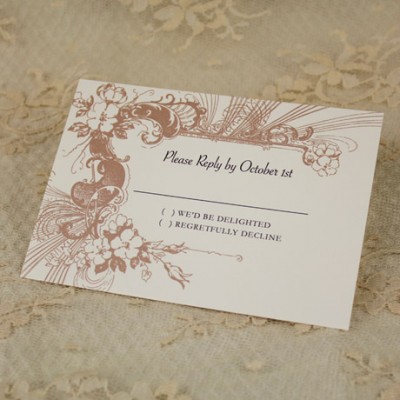 Vintage Carnival RSVP Card Template