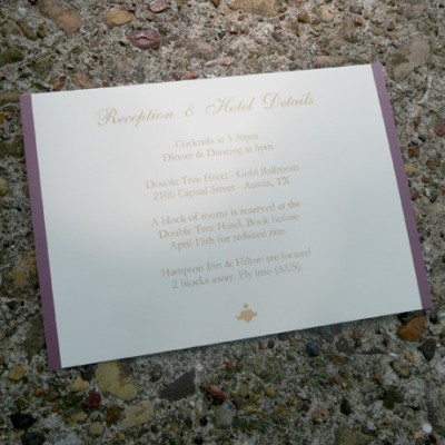 Victorian Scroll Enclosure Card Template