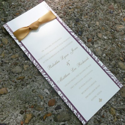 Victorian Scroll Layered Invitation Template Read More