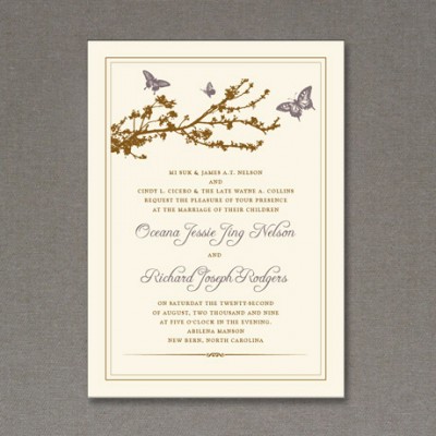 Love Birds A7 Invitation Template Read More