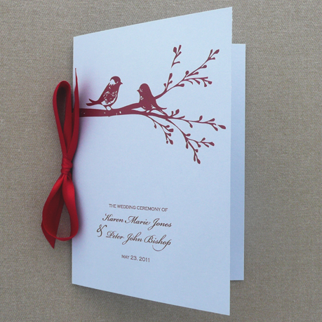 Love Birds Program Booklet Template Love Birds Program Booklet Template