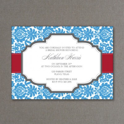 Rococo A7 Invitation Template