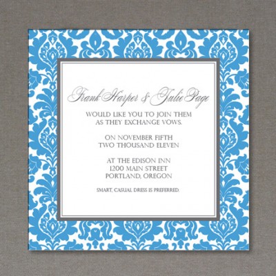 fall fantasy wedding invitation template