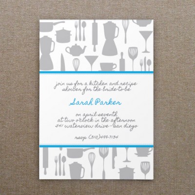 Kitchen Shower Invitation