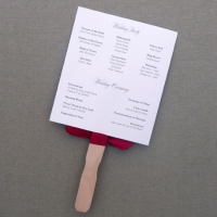 Rococo Paddle Fan Program Back Template Rococo Paddle Fan Program Back Template