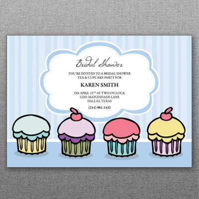Cupcake Birthday Invitation Template