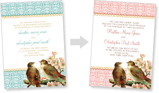 Before and after print ready service