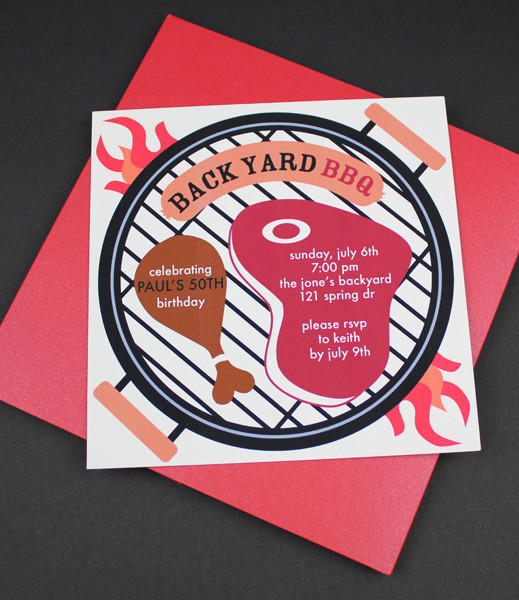 invitation template cookout grill invitation design download print
