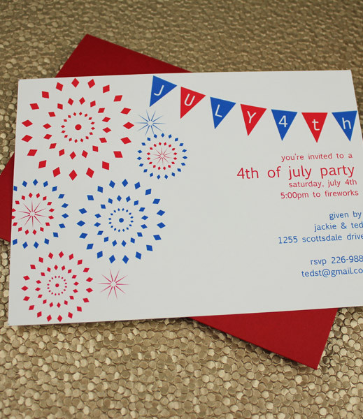 4th of July Party Invitation Template â€“ Download & Print
