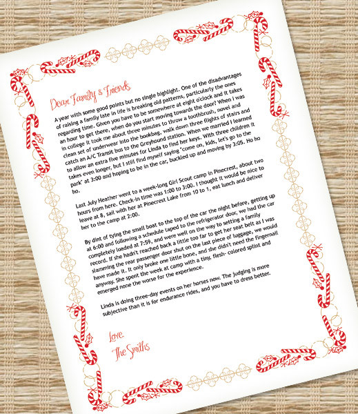 christmas letter template for ms word download print office word download