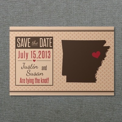 arkansas save the date postcard template download print