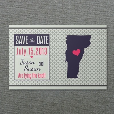 save date postcard