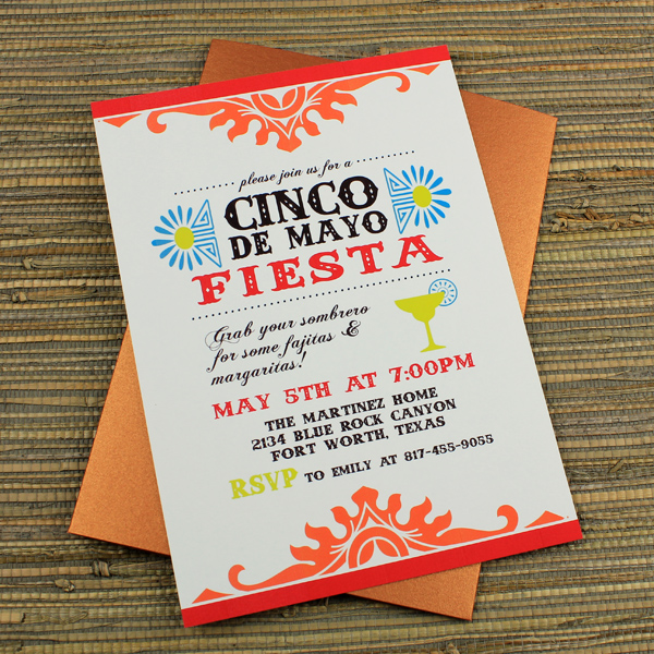 5 De Mayo Invitation Template