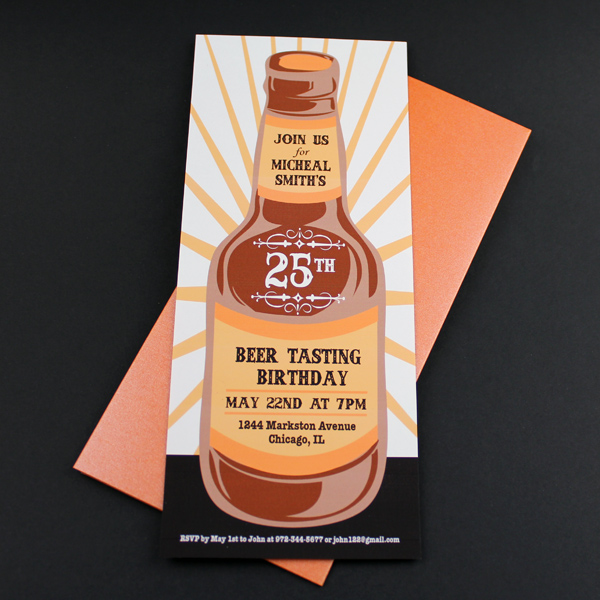 Beer Tasting Birthday Invitation Template Download & Print