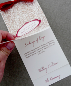 diy wedding program template