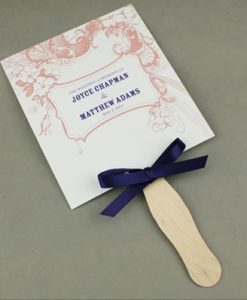 fans download print wedding fan program template