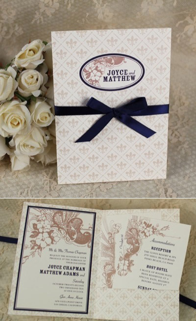 Vintage Carnival Wedding Invitation Set Download Print