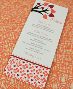 reception menu template vintage carnival design download print