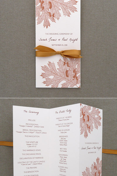 program template tri fold fall leaves download print