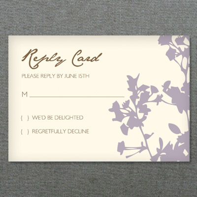 rsvp template silhouette weeds download print