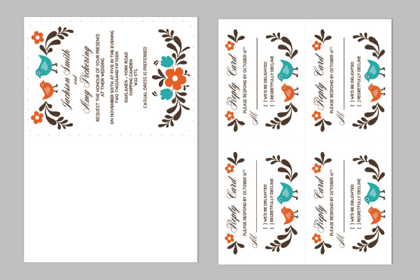 Word Invitation Template 4 Per Page 4-per-page-invitation-template-in-2020-with-images-wedding