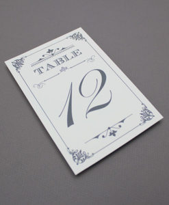 table numbers templates