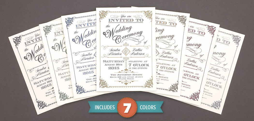 free vintage wedding program templates