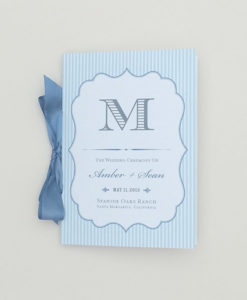 Programs Print Diy Vintage Stripe Wedding Program Booklet In 5 Colors Print