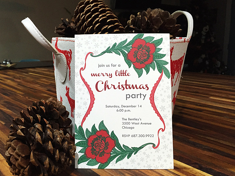 free christmas party invitation