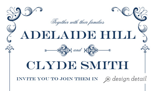 Download & Print: Iron & Lace Printable Wedding Templates Design Detail