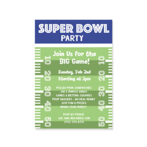 Free Super Bowl Invitation Template