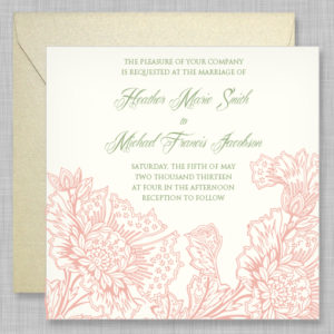 Wedding Invitation Template - Sophia Flowers