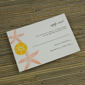 Palm Tree RSVP Card Template