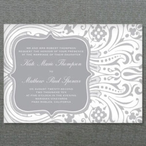 Invitation Template - Art Deco Star Burst Design