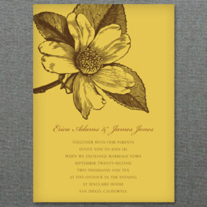 Magnolia Invitation Template - Personalize in Word