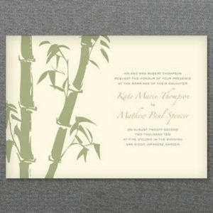 Download & Print Bamboo Invitation Template