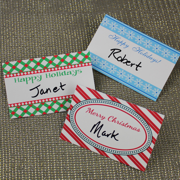 Christmas Party Name Tag Templates | Download & Print