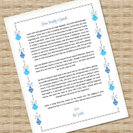 Christmas Letter Templates Microsoft Word