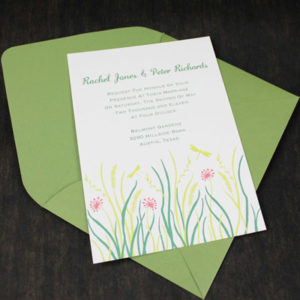 Invitation Template - Grass & Wildflower Spring