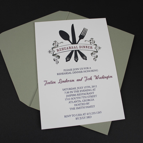 Invitation Template – Casual Rehearsal Dinner | Download & Print