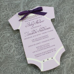 Girls Onsie Invitation