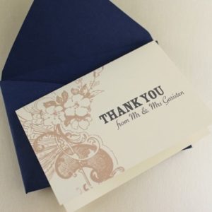 Thank You Card Template - Vintage Carnival Design