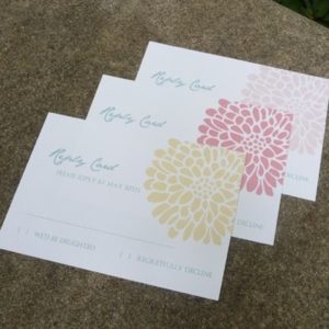 RSVP Template - Chrysanthemum Design