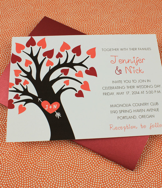 Heart Invitation Template 7