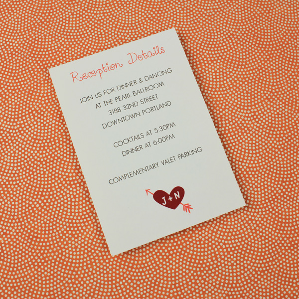 Fall Wedding Reception Card Template With Heart Tree Download