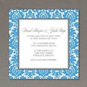 Invitation Template: Rococo Square