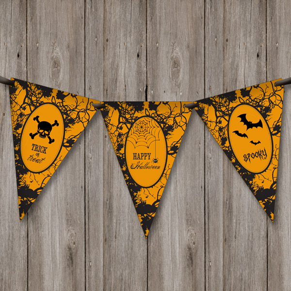 Happy Halloween&#039; Printable Bunting Template | Download &amp; Print