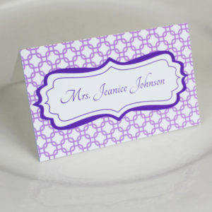 Hydrangea Place Card Templates