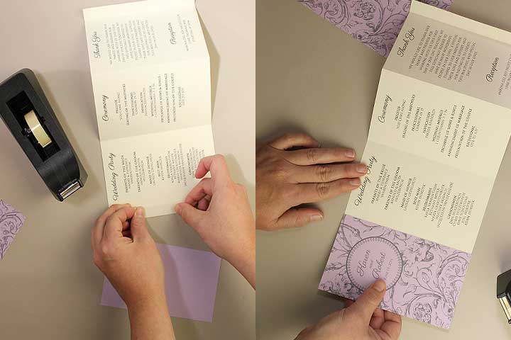 DIY Accordion Fold Wedding Ceremony Program | Download & Print