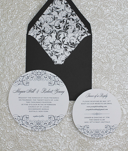 Round Invitation Templates 2